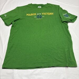 2023 Notre Dame Mens Large The Shirt 34 Years Green Fighting Irish Football NCAA